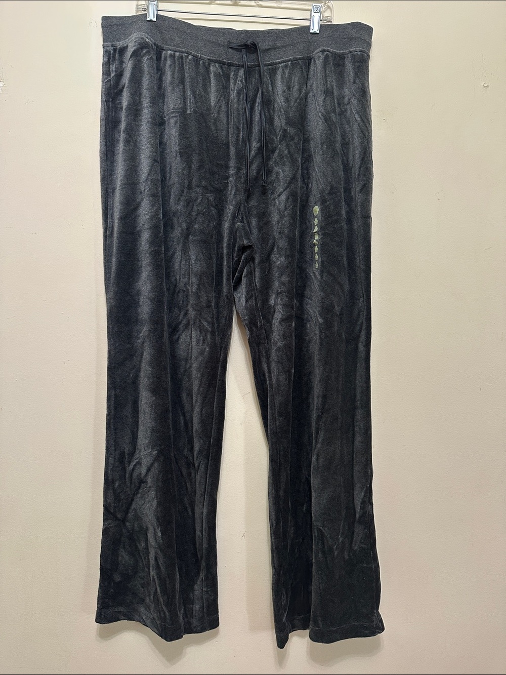 made for life Gray Plush Lounge Pants with Drawstring